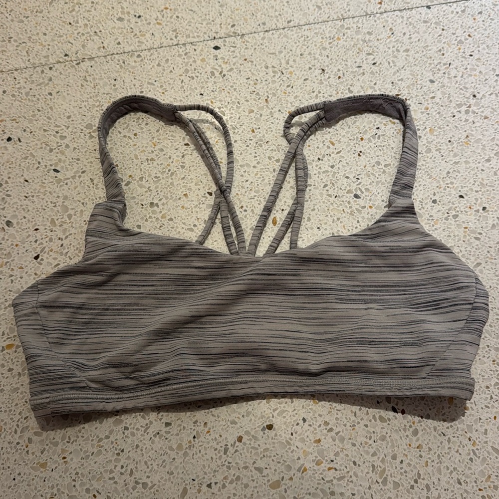 Lululemon Free to Be Zen Bra - striped pattern